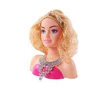 Melody - Tête À Coiffer Blonde Fashion - Coiffure - 124985 - Rose - Plastique - Décors à Colorier - Doll - Jouet Enfant - Anniversaire - Poupée - Accessoires - À Partir de 3 Ans
