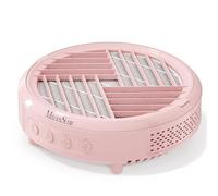 MelodySusie Aspirateur Ongles Professionnelle, HPro Faible Bruit Aspirateur de Table Puissant, Portable Onglerie Materiel Professionnel Kit Manucure Pedicure pour Salon & Maison (Rose)