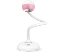 MelodySusie Lampe UV LED Ongles Sans Fil, S-Pro09M 2-en-1 Séchage Rapide, Angle Réglable et Rechargeable, pour Tous les Vernis Gels, Usage Professionnel et DIY Rose.