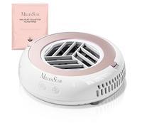 MelodySusie Pocket Aspirateur Ongles Professionnelle HProA- Mini Aspirateur Poussière Ongle Portable, 3 Niveaux d’Aspiration, 30 Filtres Inclus,Aspirateur Table Ongle pour Manucure à Domicile Blanc.