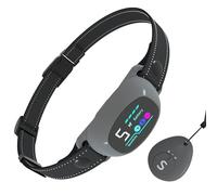 Meloive 2 in 1 Collier de Dressage Chien et Collier Anti Aboiement Chien,Modes Son/Vibration/Choc Statique,Anti-aboiement avec Télécommande et Automatique,Collier Rechargeable pour Gros Petit Chiens
