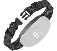 Meloive Collier Anti Aboiement Chien,Conformes à La Nouvelle Loi 2025-Détection Intelligente des Aboiements,4 Modes Son/Vibration/Forte Vibration,Rechargeable pour Petit et Gros Chien,Blanc