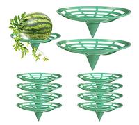 Melon 10Pcs Watermelon Trellis Heavy Duty 6.5 in Plastic Plant & Garden Melon Support Protector Avoid Ground Rot for Watermelon, Squash, Pumpkin