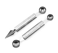 Melon Baller Scoop Set 2 Pcs Acier Inoxydable Double Face Melon Baller Fruit Couteau À Découper Melon Scoop Cuillère À Crème Glacée Boule Ronde Pour Fruits Légumes Salade Crème Glacée Desserts