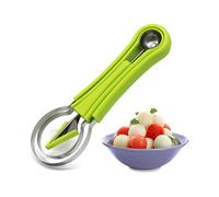 Melon Baller Set.Multifunction Fruit Tool Kitchen Helper Set 4 in 1 Melon Ball Fruit Sc