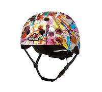 Melon Casque de Vélo »Jackson P« pour Homme, Femme Adultes et Enfants | Casque Urbain léger et sûr pour Velo, VTT, Cyclisme, Skate et Trotinette | Taille XL-XXL (58-63 cm) Motif Multicolore