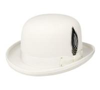 Melon en Feutre Derby Wool by Bailey 1922 blanc S (54-55 cm)