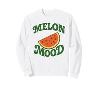 Melon Mood Tranche de pastèque Design Heureux Sweatshirt
