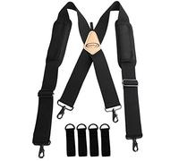 MELOTOUGH Bretelles de ceinture à outils robustes sangles réglables flexibles avec épaules rembourrées confortables avec 4 attaches à boucle