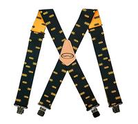 MELOTOUGH Bretelles entièrement élastiques pour homme - 5,1 cm de large - Dos en X - Bretelles de travail robustes, Arbre à neige, Large