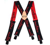 MELOTOUGH Bretelles entièrement élastiques pour homme - 5,1 cm de large - Dos en X - Bretelles de travail robustes, Équipement de travail nous, S, M, L , XL , XXL