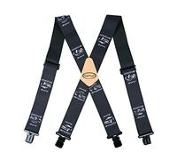 MELOTOUGH Bretelles pour homme entièrement élastiques de 5,1 cm de large X dos robuste, Voiture classique, Large