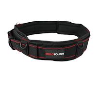 MELOTOUGH Ceinture à outils rembourrée avec anneau en D pour homme, construction solide et durable, double boucle à rouleau en métal, taille réglable, rembourrage en mousse confortable de 112 à 150 cm