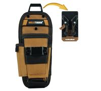 MELOTOUGH Petite pochette à outils avec clip de ceinture à dégagement rapide, pochette de ceinture à outils avec clip de ruban adhésif d'électricien, mini étui de rangement d'outils de travail et