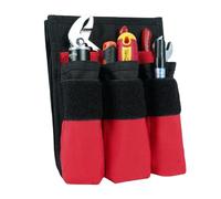 MELOTOUGH Pochette à outils de pompier à 7 poches avec poignée de transport et rabat, tient dans la poche d'équipement de bunker, pantalon de pompier, organisateur d'outils pour pompier, outils de