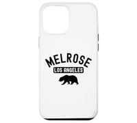 Melrose Los Angeles Ours rétro Hollywood California La Brea Coque pour iPhone 12 Pro Max