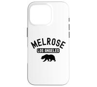 Melrose Los Angeles Ours rétro Hollywood California La Brea Coque pour iPhone 16 Pro