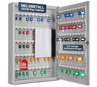 Melsmetall Armoire à clés SD100, 550 x 380 x 80 mm, 100 Crochets