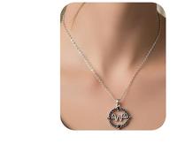 Melteine Collier avec pendentif Mercredi, accessoire de jeu de rôle, bijoux gothiques, collier Addams pour fans de la famille Addams, accessoires de cosplay, bijoux tendance cadeau pour homme et femme