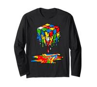 Melting Cube Speed Cubing Drip Ice Cream Dripping Puzzle Manche Longue