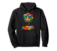 Melting Cube Speed Cubing Drip Ice Cream Dripping Puzzle Sweat à Capuche