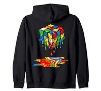 Melting Cube Speed Cubing Drip Ice Cream Dripping Puzzle Sweat à Capuche