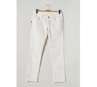 meltin'pot jeans femme de couleur blanc