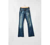 meltin'pot jeans femme de couleur bleu