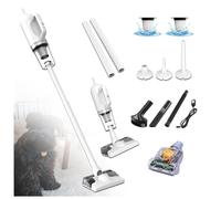 MeLtor Aspirateur Balai Laveur sans Fil 5 en 1 Compact - Léger, 35Min Autonomie, Aspirateur Vapeur sans Fil pour Sol Dur Tapis Poils d'animaux Voiture