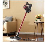 MeLtor Balai Aspirateur Laveur 5 en 1 Compact - Léger, Aspirateur Balai Laveur Léger Puissant Petit Aspirateur sans Fil pour Les Poils d'animaux/Tapis/Sols Durs,Red