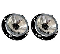 MelTruck 2x Phare H4 12/24V avec feux de croisement, route et position, E20, IP66, tracteur