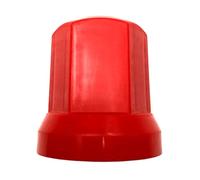 MelTruck Cache-écrous de roue Ø32mm pour vis de camion (40, rouge, hauteur - 54,5 mm)