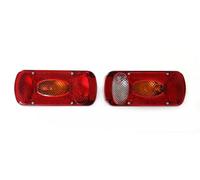 MelTruck Lot de 2 feux arrière à baïonnette pour remorque 12 V 24 V E20