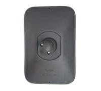 MelTruck® Lot de 2 rétroviseurs extérieurs 305 x 205 mm - Pour tracteur, camion, pelleteuse, camping-car, Ø 15-28 mm - Universel