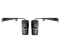 MelTruck Lot de 2 rétroviseurs extérieurs 353 x 182 mm pour Deutz Fahr, Hurlimann, Same et support de rétroviseur OE 4285291M91, longueur : 530-780 mm, Ø 17 mm