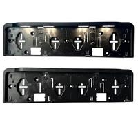 MelTruck Lot de 2 Supports de Plaque d’immatriculation avec éclairage LED - Universel 12-36V - Homologation E9 / ECE R10 - IP68 - pour Voiture Camion remorque machinisme agricole