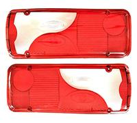 MelTruck Lot de 2 verres de rechange pour feu arrière - Blanc - E4 12V 24V - vitres de feux arrière - Mercedes Benz Sprinter W906 à partir de 06/06