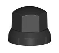 MelTruck® Lot de 60 cache-écrous de roue noirs Ø 32 pour vis basses pour camions