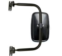 MelTruck® Rétroviseur extérieur 232 x 145 mm ø 15 mm pour tracteur pelleteuse E20 avec support de rétroviseur