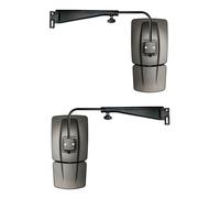MelTruck Rétroviseur tracteur avec support 435 x 223 mm miroir 2 segments chauffé 12V, gauche droit ou paire, pour New Holland, John Deere, Massey Ferguson, Case IH, Steyr