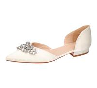 Melvin & Hamilton Femme Dauphine 1 Ballet Flat, Blanc cassé, 42 EU