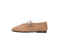 Melvin & Hamilton Femme Emily 5 Suede Caramel Ballerines, Beige, 41 EU