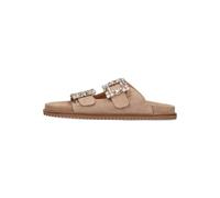 Melvin & Hamilton Femme Eve 1 Suede Nude Sandale, Taupe, 42 EU
