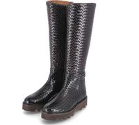 Melvin & Hamilton Femmes Bottes LEONIE 21 Marron foncé Cuir lisse Taille : 40