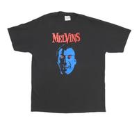 Melvins Vintage T Shirt 1997 Tour Christopher Lee Dracula Logo AMREP Grunge Punk Black XL
