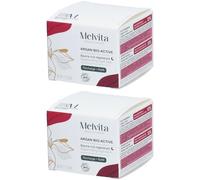 Melvita Argan Bio-Active Baume Nuit Régénérant Bio 2x50 ml