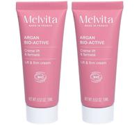 Melvita Argan Bio-Active Crème Lift & Fermeté Pour La Peau 2x15 ml