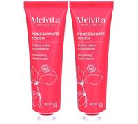 MELVITA Crème Mains Nourrissante Grenade Pour La Peau 2x30 ml