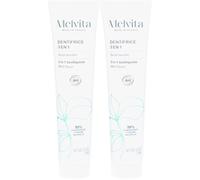 MELVITA Dentifrice 3-en-1 Goût Menthe Dentifrice(S) 2x75 ml
