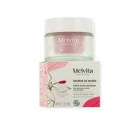 Melvita Crème hydratante repulpante Source de Roses - Soin certifié bio 50 ml